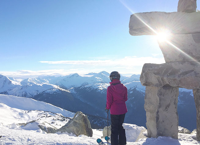 Top of 7th Heaven in Whistler 