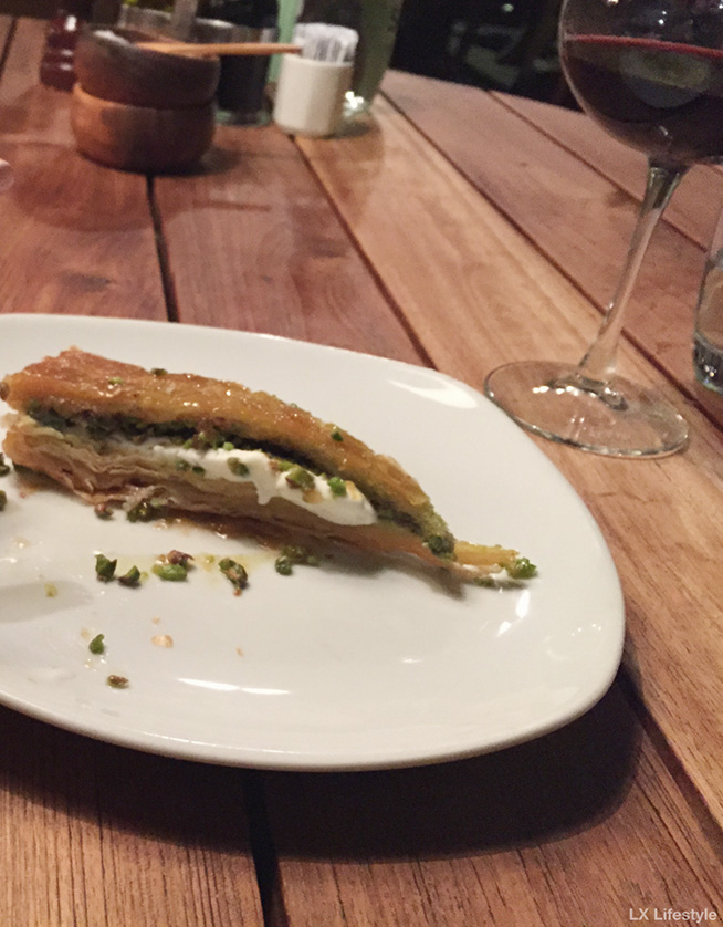 Baklava at Nusr-Et Steakhouse