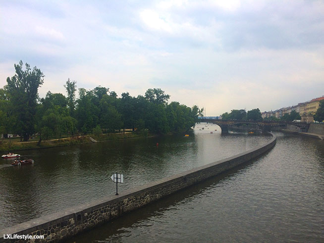 Rive under the Kampa Museum 